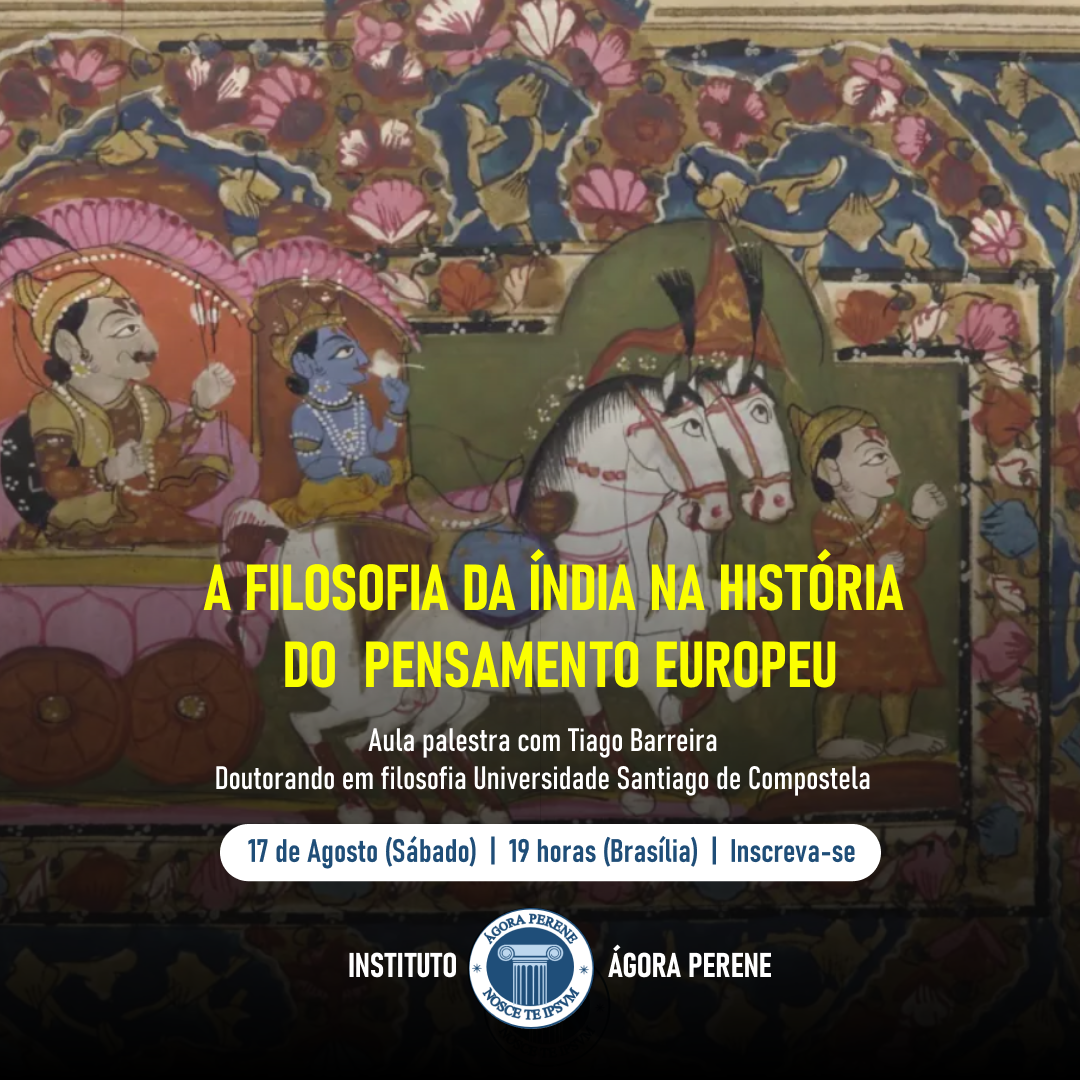 Palestra A Filosofia da Índia na História do Pensamento Europeu